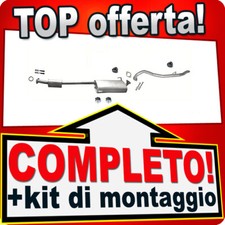 Scarico Completo per OPEL FRONTERA A 2.2 LWB-Lungo 4/5-porte 1995-1998 Marmitta