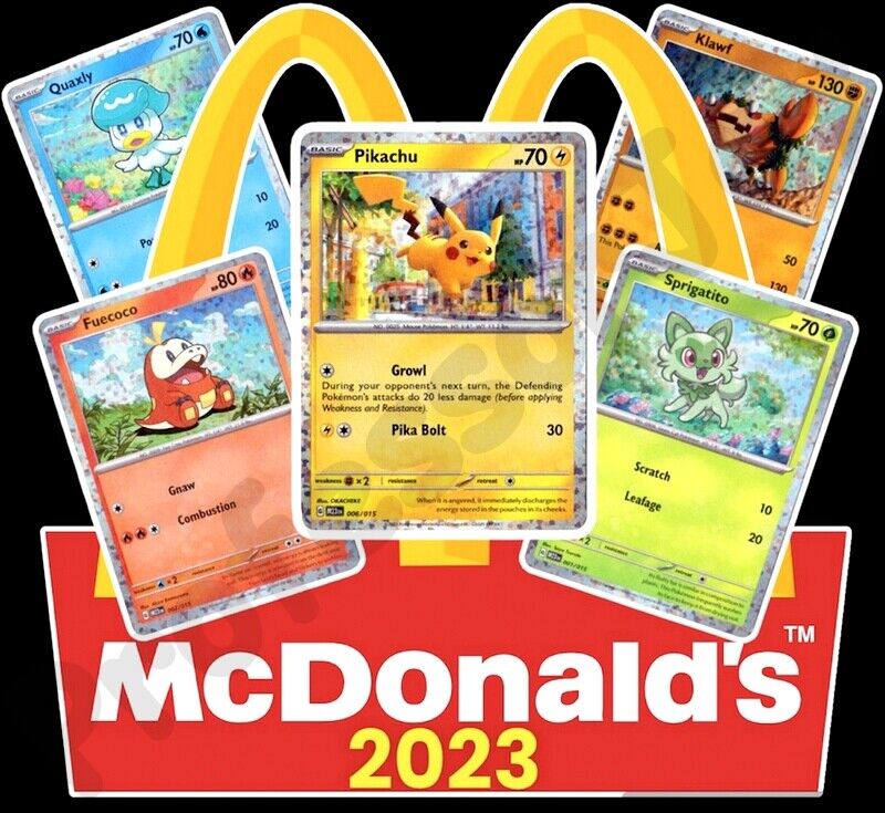 The McDonald's Pokemon collaboration for 2023 has appeared online