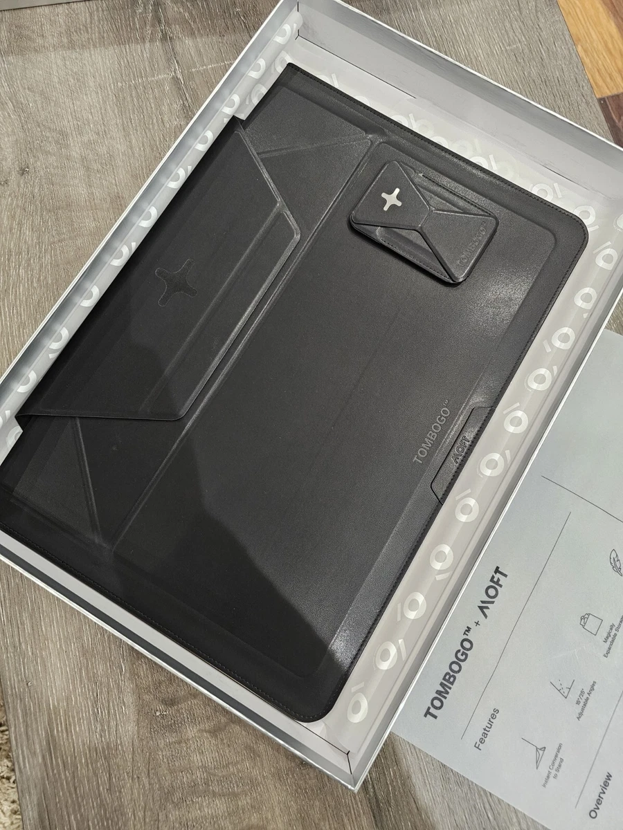New Moft Tombogo Black Laptop Stand Sleeve Card Wallet The Future is Bright