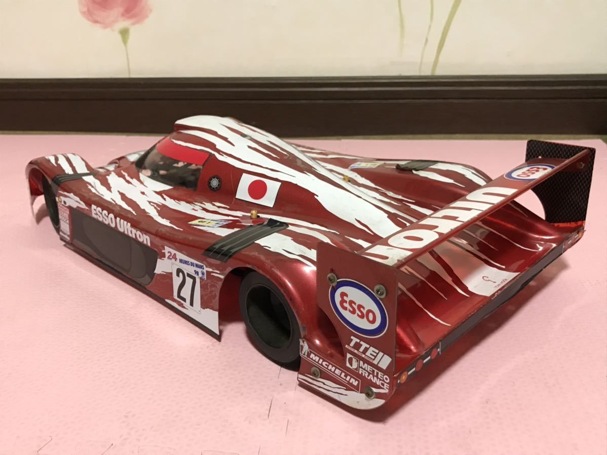 1/10 Toyota Gt-One Ts020 Esso Race Car Radio Control Body Tamiya