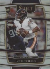 2021 Panini Select - Concourse Justin Fields #50 Silver Prizm (RC)