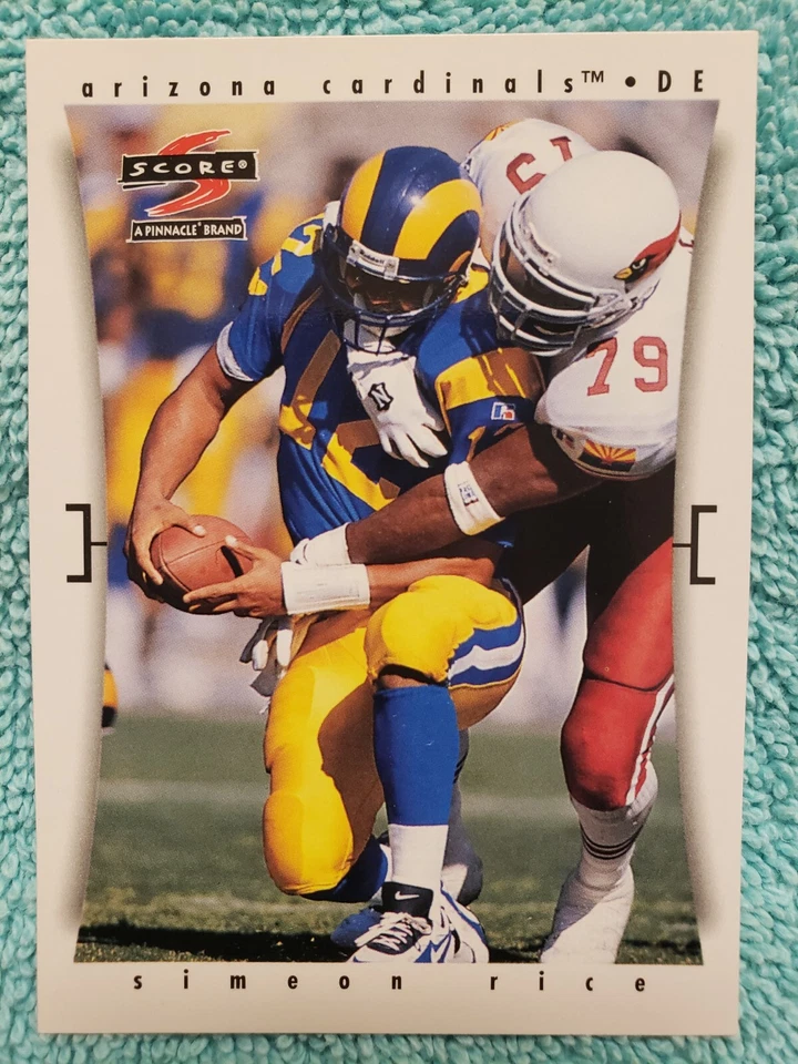 1997 SCORE SIMEON RICE #215 ARIZONA CARDINALS  - Image 2 of 4