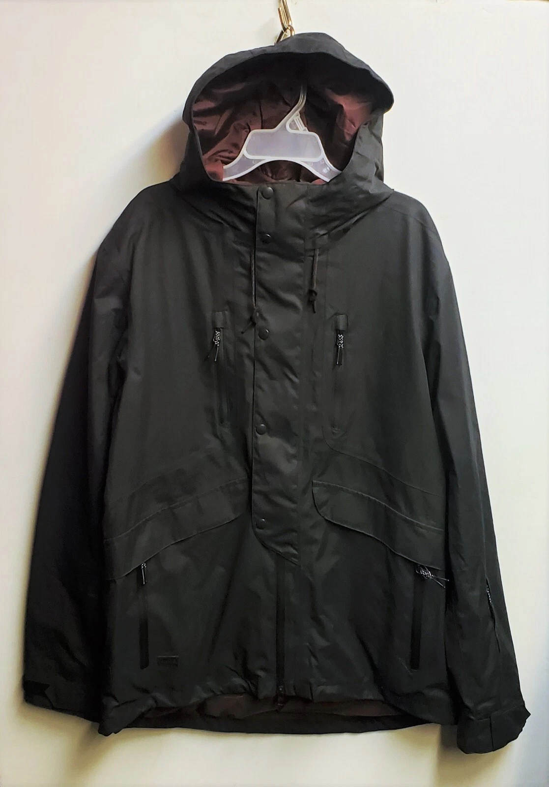 RIDE Snowboards Men's VANTAGE Snow Jacket - Waxed Black - Large - NWT