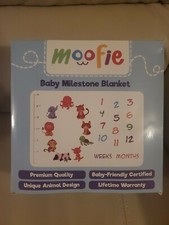 Baby Monthly Milestone Blanket Boy and Girl, Unisex Memory Blanket for Newborn