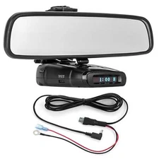 Mirror Mount + DC Direct Wire for Whistler Radar Detectors Titan CR Z EX XTR