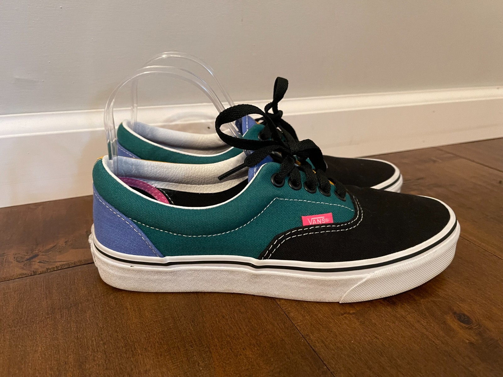 vans pink green yellow