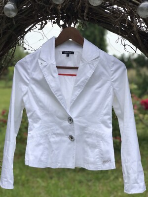 dkny white blazer