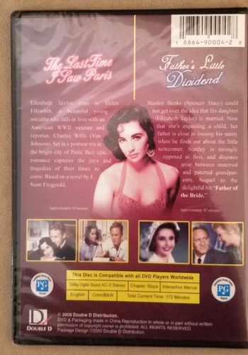 Elizabeth Taylor Double DVD Feature, (DVD, 2006) - Picture 2 of 2