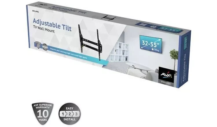 AVF ACL441 Premier Adjustable Tilt TV Wall Mount for 32-55"" Screens - Black