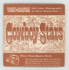 Cowboy Stars Gene Autry Cisco Kid Hopalong Cassidy View-Master Reels 950 955 960