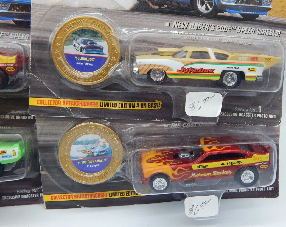 limited 1/64TH Diecasr Johnny Lightning Dragsters USA NHRA. LOT OF 6 (RTC902) - Image 4 of 4