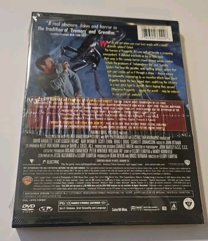テッド [DVD] 9jupf8b Eight Legged Freaks (DVD, 2002, Widescreen) for sale online