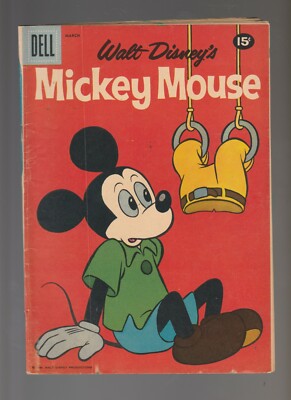 1961 Walt Disney's MICKEY MOUSE #76 VG- 3.5 Dell Comics | eBay