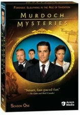 Murdoch Mysteries Series 1 DVD - SEASON ONE DVD - MASSIVE 10 HOURS - RARE
