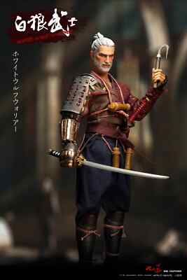 HOT 1/6 NINE CRAFTSMEN TOYS J-003 WHITE WOLF WARRIOR RONIN SAMURAI THE WITCHER