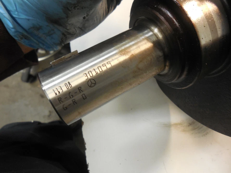 Cigüeñal motor automático 95-04 Mercedes S430 E430 CLK430 4,3 L V8 RWD Foto 3 de 4