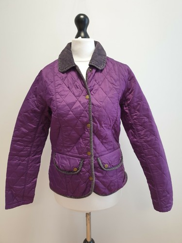 WOMENS BARBOUR VINTAGE QUILT PURPLE 