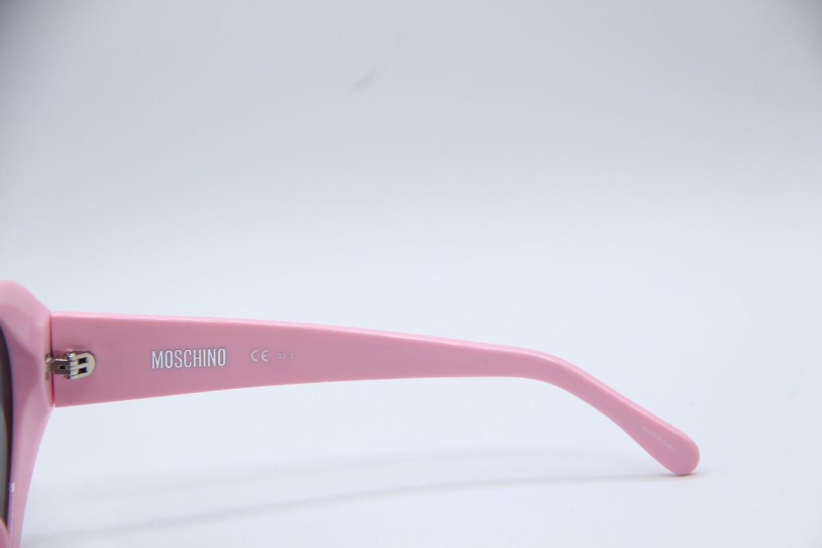NEW MOSCHINO SUNGLASSES PINK GREY WOMEN EYEWEAR MOSCHINO Moschino Pink Sunglasses for Women for sale | eBay main image 4