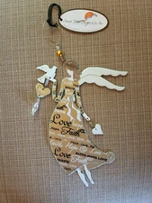 Sunset Vista Designs Faith Hope And Love Angel Ornament