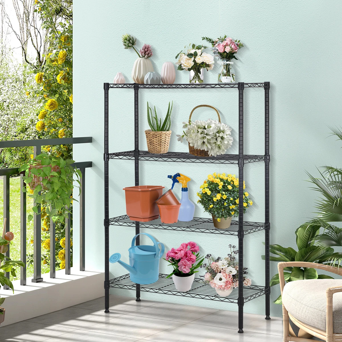 Heavy duty online bakers rack