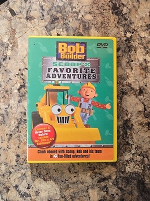 Bob the Builder - Scoop's Favorite Adventures (DVD, 2004) VG Condition 