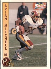 Brian Mitchell 1992 Pacific Washington Redskins #309