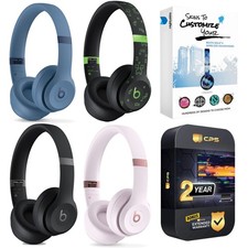 Beats Solo 4 Bluetooth Wireless Headphones  MightySkins Wrap Bundle