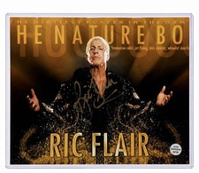 Ric Flair Autograph Signed 8X10 Photo WWF WCW WWE Aew COA Nature Boy Wooo Goat