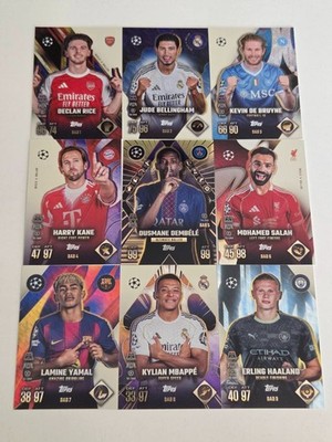 Topps Match Attax extra 2025/26 25/26 2026 Build a Baller full set BAB 1-9 cards