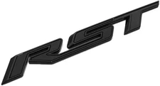 1 RST Emblem Badge for Silverado Tahoe Suburban 84319995 2019-24 All Black