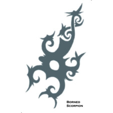 Borneo Scorpion Tattoo - Wmu
