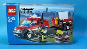 Lego City 5-12 Kit No 7942 Mini Figure Fire Car Opend Box 3 Unopened Bags