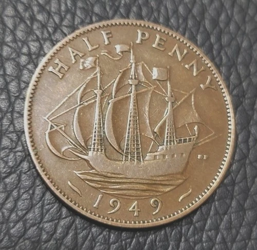1949 George VI Half Penny — photo from another recent sale