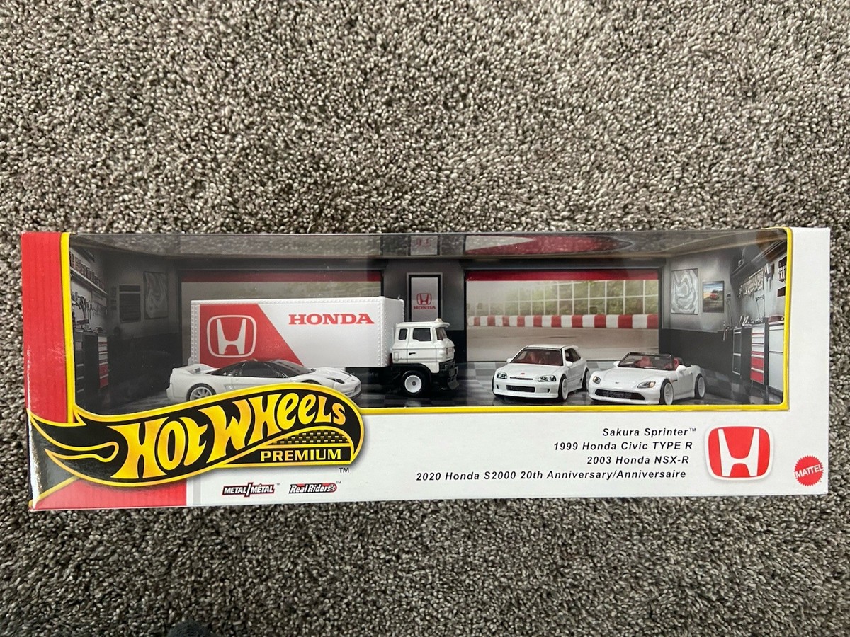 Hot Wheels Premium Collector Set Honda TypeR Heritage 1/64 Sakura