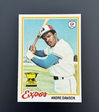 ANDRE DAWSON HOF ALL STAR ROOKIE CARD • 1978 TOPPS. rookie card picture