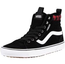Vans Filmore Hi Vansgu high Schuhe Sneaker Suede Black Red Plaid Gr. 41 Top 