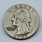 1957-P 90% Silver Washington Quarter US Mint Philadelphia