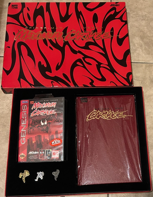 Maximum Carnage QVC Collector's Edition Sega Genesis Game is NEW