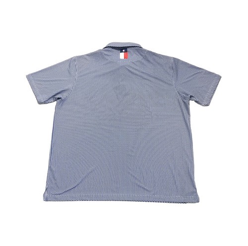 Polo Rhoback uomo 3XL bianca blu non scherzare con bandiera Texas Lone Star - Foto 8 di 9