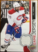 2014-15 Upper Deck UD Game Jersey P.K. Subban #GJ-PS Montreal Canadiens