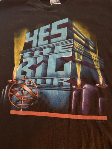 YES Generator Tour Concert T-Shirt XL Spring Fo 1990s vintage concert t-shirt, vintage, size XL, single stitch, B+ condition