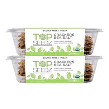 Top Seedz, Crackers Sea Salt Organic, Gluten Free  5 Ounce  | 2-Pack | 5 Ounce 35.44 per gallon