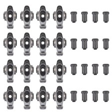 Set Of 16 Roller Rocker Arms 1.6 Ratio Stainless Steel For Ford Sbf 289 302 351w