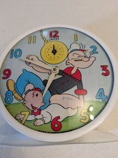VINTAGE POPEYE ALARM CLOCK - SMITHS MADE IN GT. BRITAIN