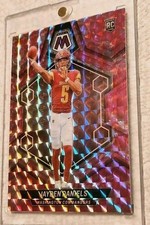  Jayden Daniels Rookie PANINI Mosaic PRIZM PINK / RC  #302 Commanders 2024