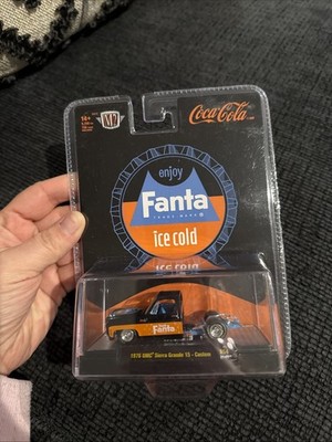 M2 Machines 1975 GMC Sierra Grande 15 Custom  Fanta Ice Cold