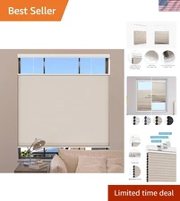 Cellular Shades Blackout Blinds Window Coverings Indoor Room Darkening 21x50 ...