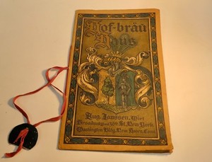 Antique 1908 Menu “Hofbrau House, Famous New York City Landmark, VG+ Cond. Rare!