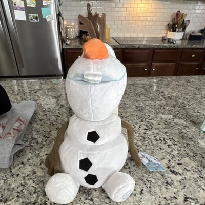 Disney Store Olaf Plush Toy Frozen Character White Orange Brown Collectible