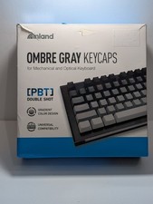 Inland Ombre Gray PBT Keycaps 132 Keys OEM Double Shot